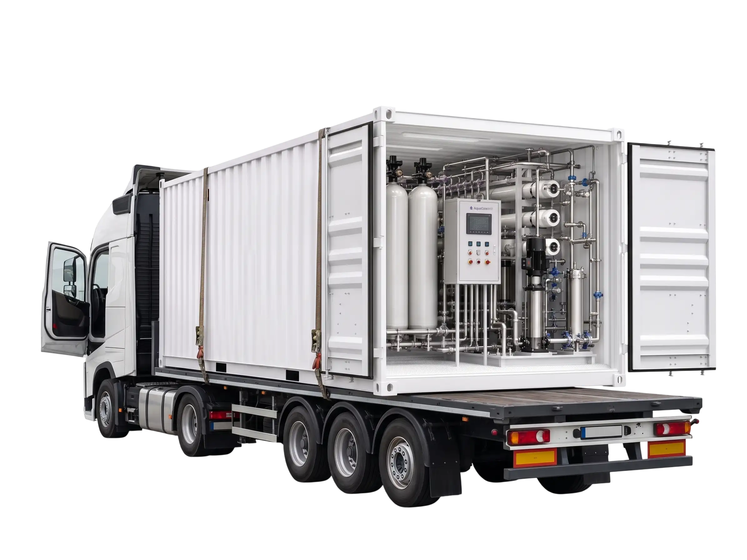 20ft and 40ft Containerised Mobile RO Plant on Rent